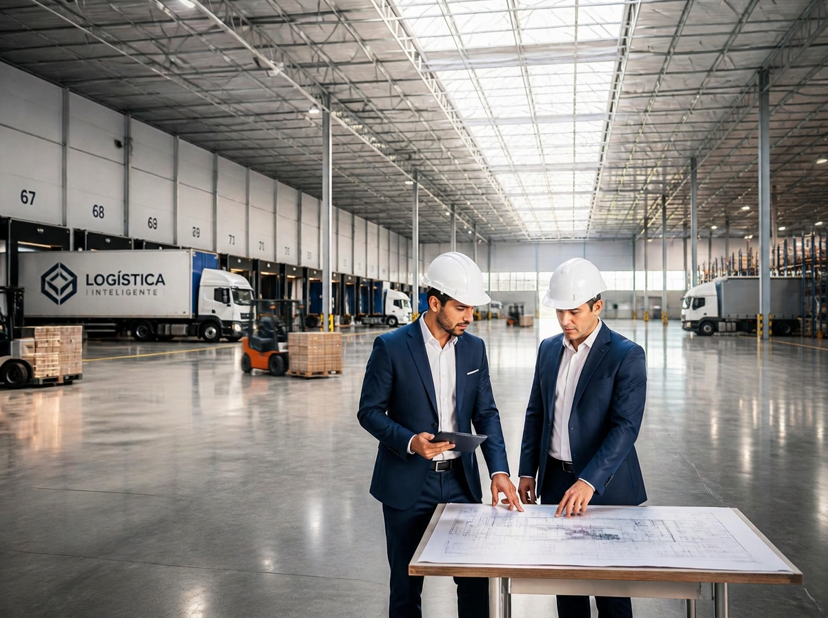 Executivos BUY INVEST em visita técnica a galpão logístico AAA